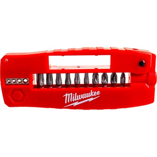 Набор бит Milwaukee SHOCKWAVE "Крокодил №2" 12шт (910)