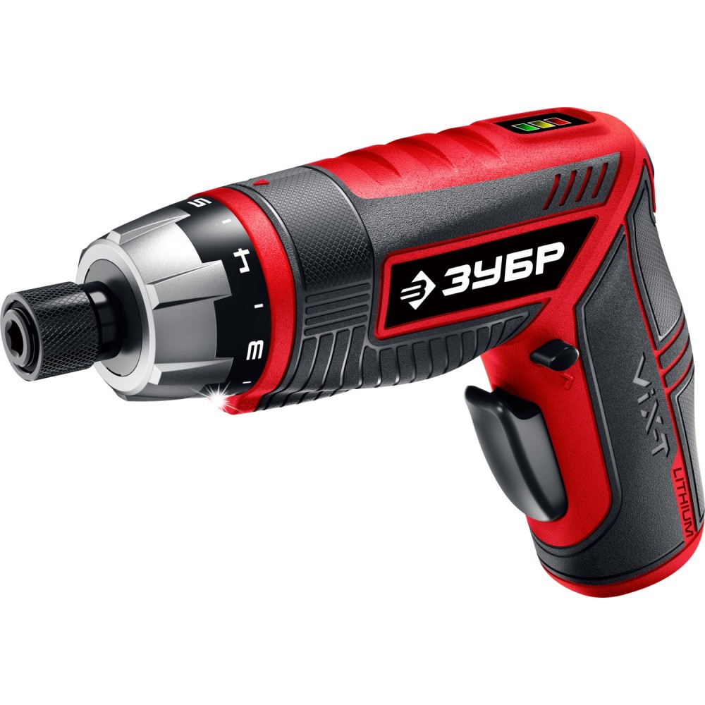 Аккумуляторная отвертка ЗУБР ViX-T ЗО-ЕМ-3.6 Ли