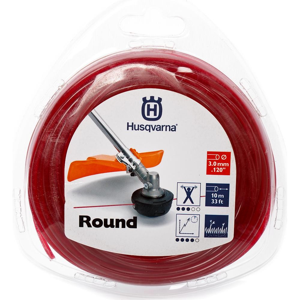 Леска для триммера Husqvarna 3мм круглая 10м (5310092-19)