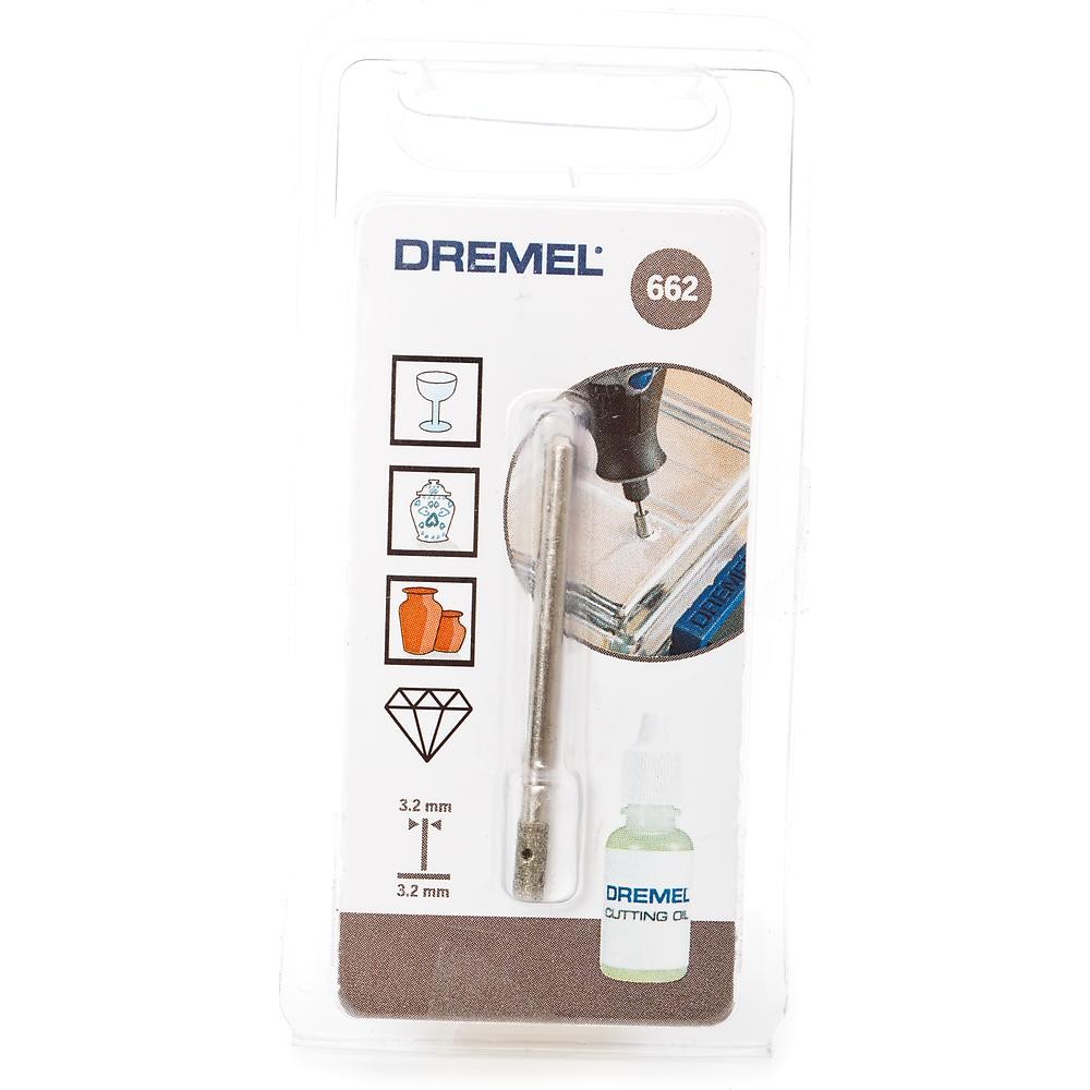 Сверло по стеклу Dremel 662 3.2мм