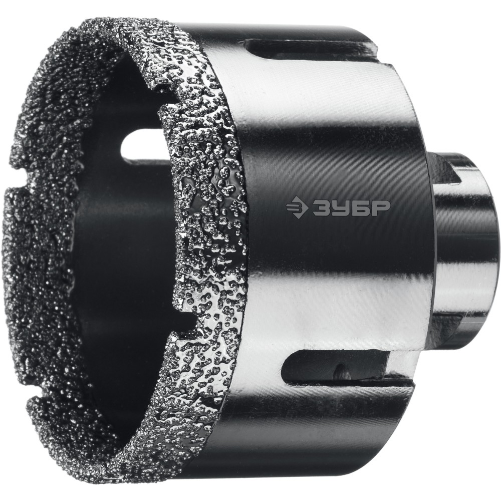 ЗУБР АВК, d 60 мм, (М14, 15 мм кромка), вакуумная алмазная коронка, Профессионал (29865-60)