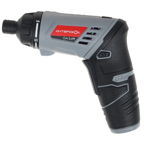 Аккумуляторная отвертка ИНТЕРСКОЛ ОА-3.6Ф 433.3.2.00