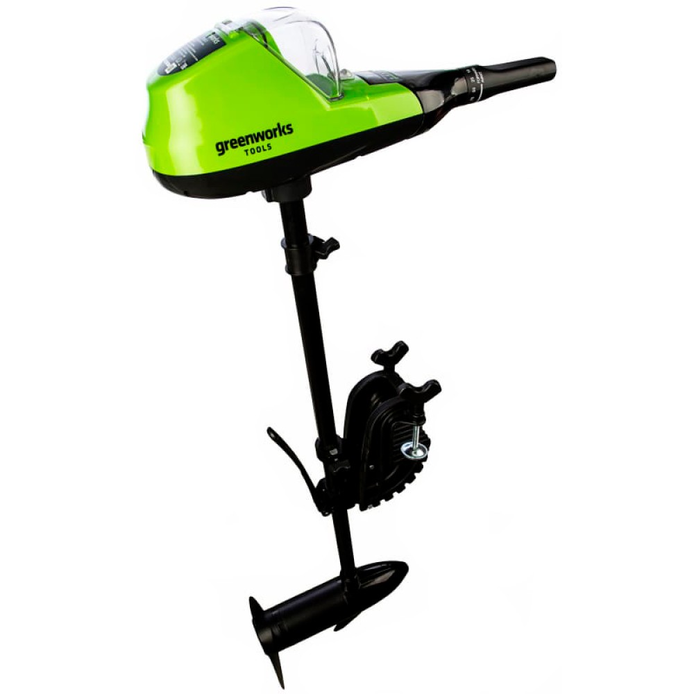 Мотор лодочный аккумуляторный Greenworks 40В 55lbs (без акк, без з/у)