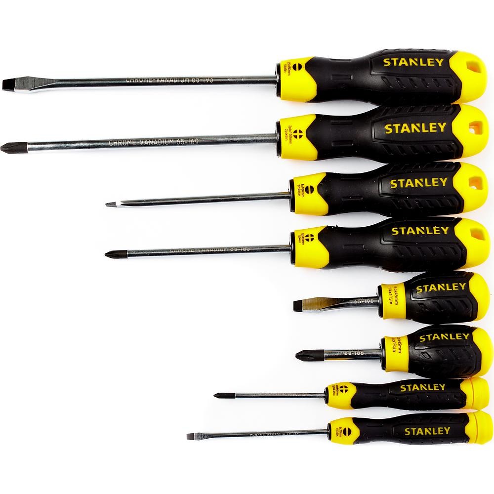 Набор отверток STANLEY CushionGrip 8шт 0-65-011