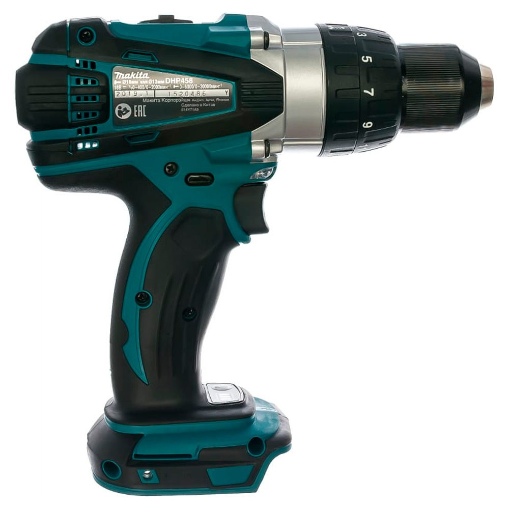 Аккумуляторная дрель-шуруповерт Makita DHP458Z ударная (без акк, без з/у)