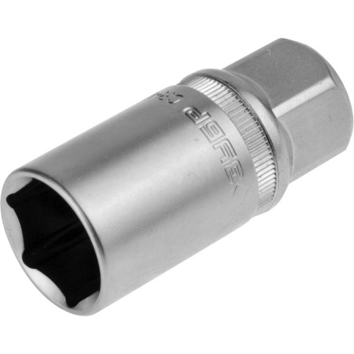 ЗУБР 1/2_, 21 мм, свечная торцовая головка с резиновой вставкой (27728-21)