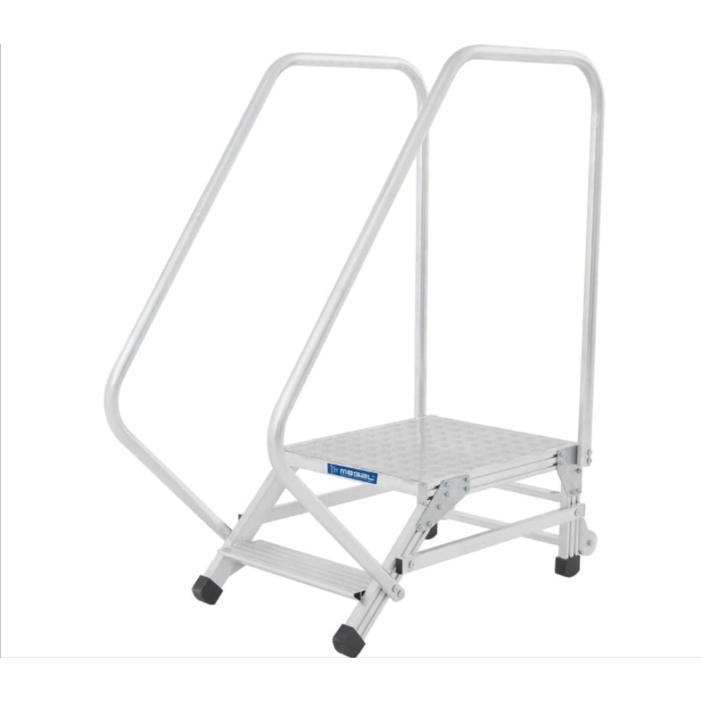 Лестница подмости MEGAL ЛП-0,4 с двумя поручнями