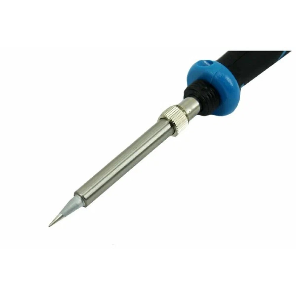 Ceramic PRO, 60 Вт, керамическим нагреватель, конус, 2-к рукояткой, электропаяльник с защитным колпачком, Профессионал (55413-60)