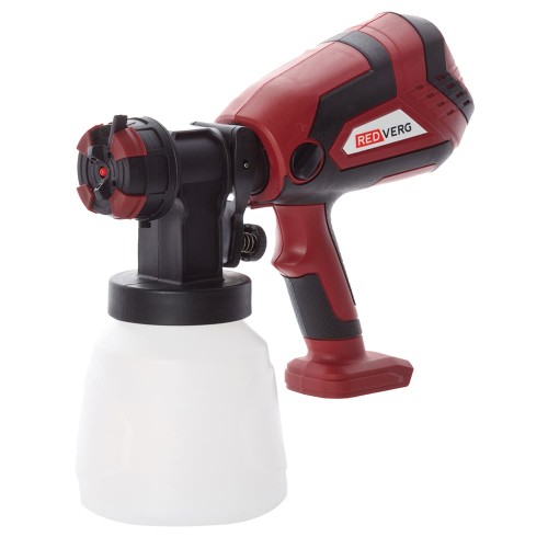Аккумуляторный краскопульт REDVERG RD-PS18/U + ЗУ 4А + АКБ 5Ач