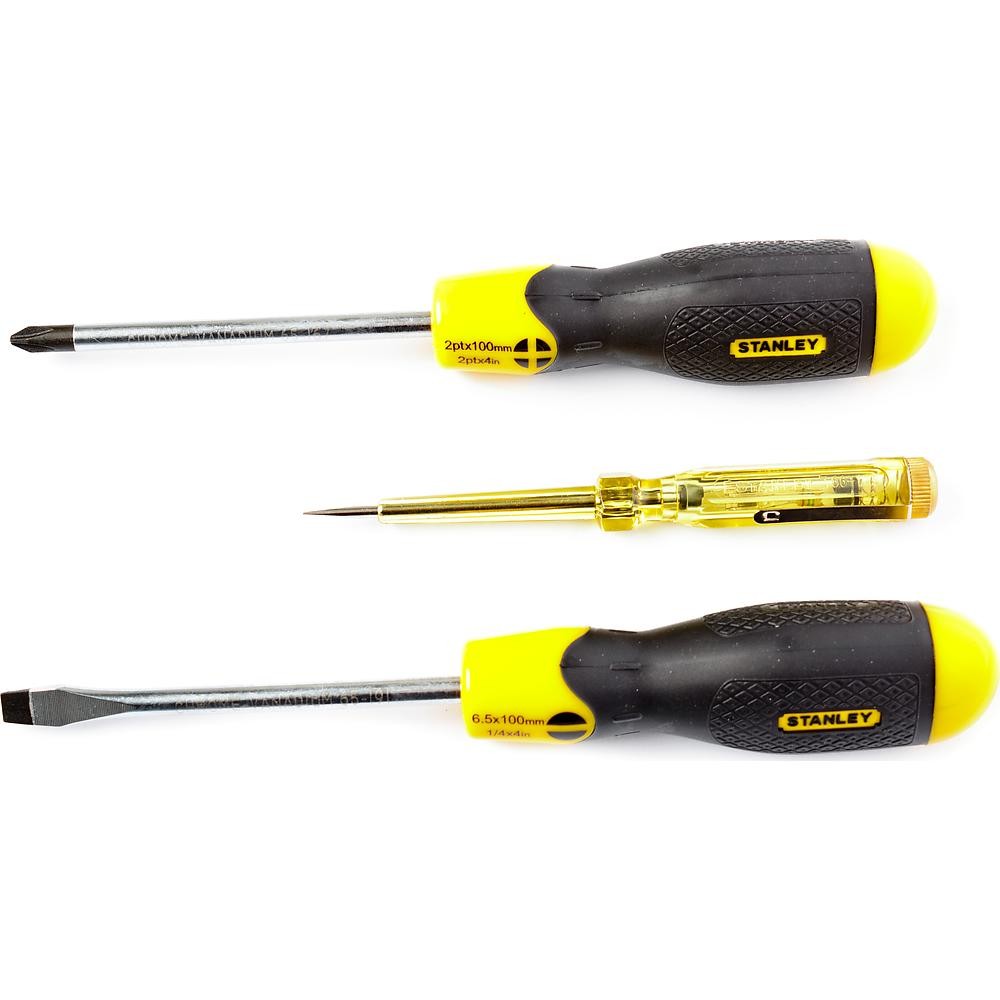 Набор отверток STANLEY CushionGrip 3шт 0-65-012
