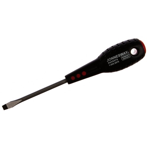 Отвертка шлицевая Jonnesway FULL STAR SL5.5х75мм D04S575