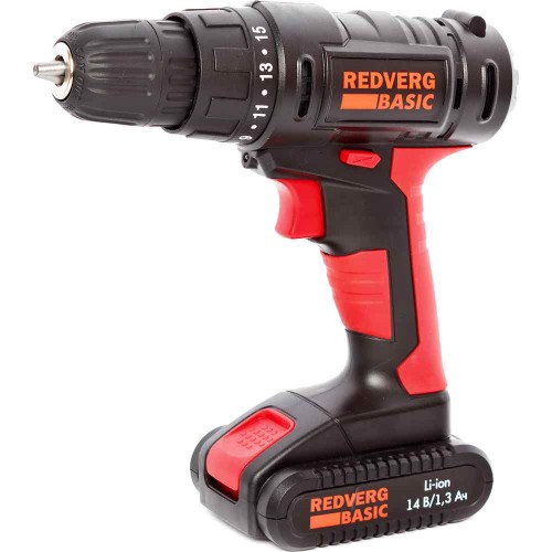 Аккумуляторная дрель-шуруповерт REDVERG BASIC SD14L/1