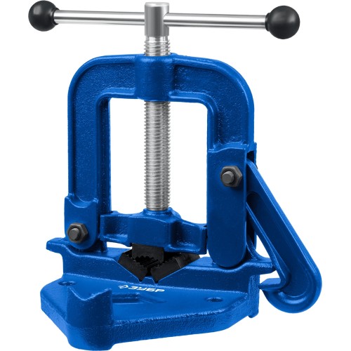 ЗУБР 3.5_, трубные откидные тиски, Профессионал (32611-2)
