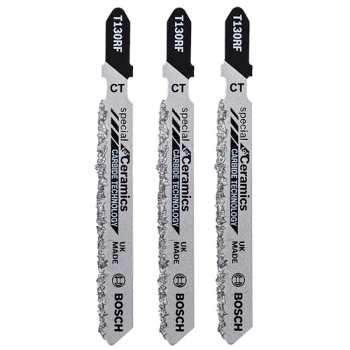 Набор пилок для лобзика по керамике Bosch T130 RIFF 83мм 3шт (104)