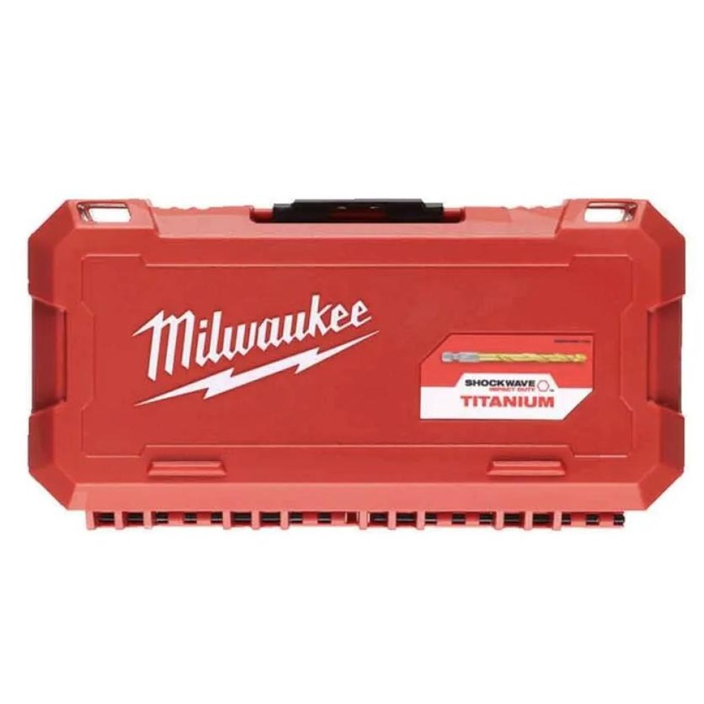 Набор сверл Milwaukee RedHEX HSS-TiN GEN II (2-10 мм) 19шт.