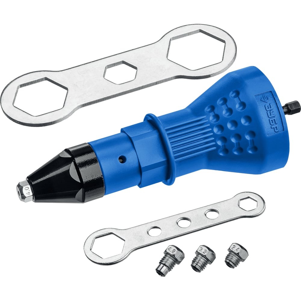 ЗУБР НВ-48, 2.4 - 4.8 мм, насадка-заклепочник на шуруповерт, Профессионал (31220)