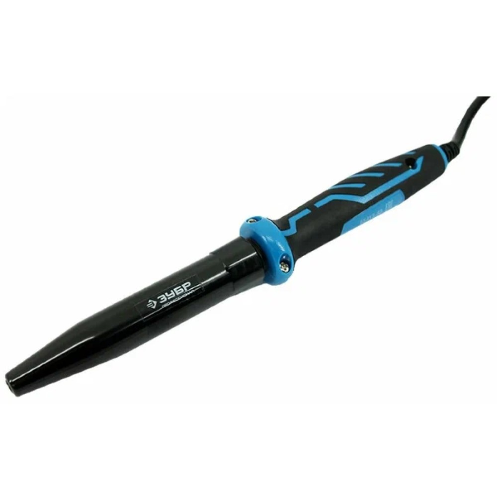 Ceramic PRO, 60 Вт, керамическим нагреватель, конус, 2-к рукояткой, электропаяльник с защитным колпачком, Профессионал (55413-60)