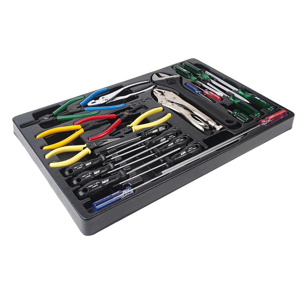 Набор инструментов для тележки инструментальной JTC-5640 (1-я секция) 25 предметов JTC