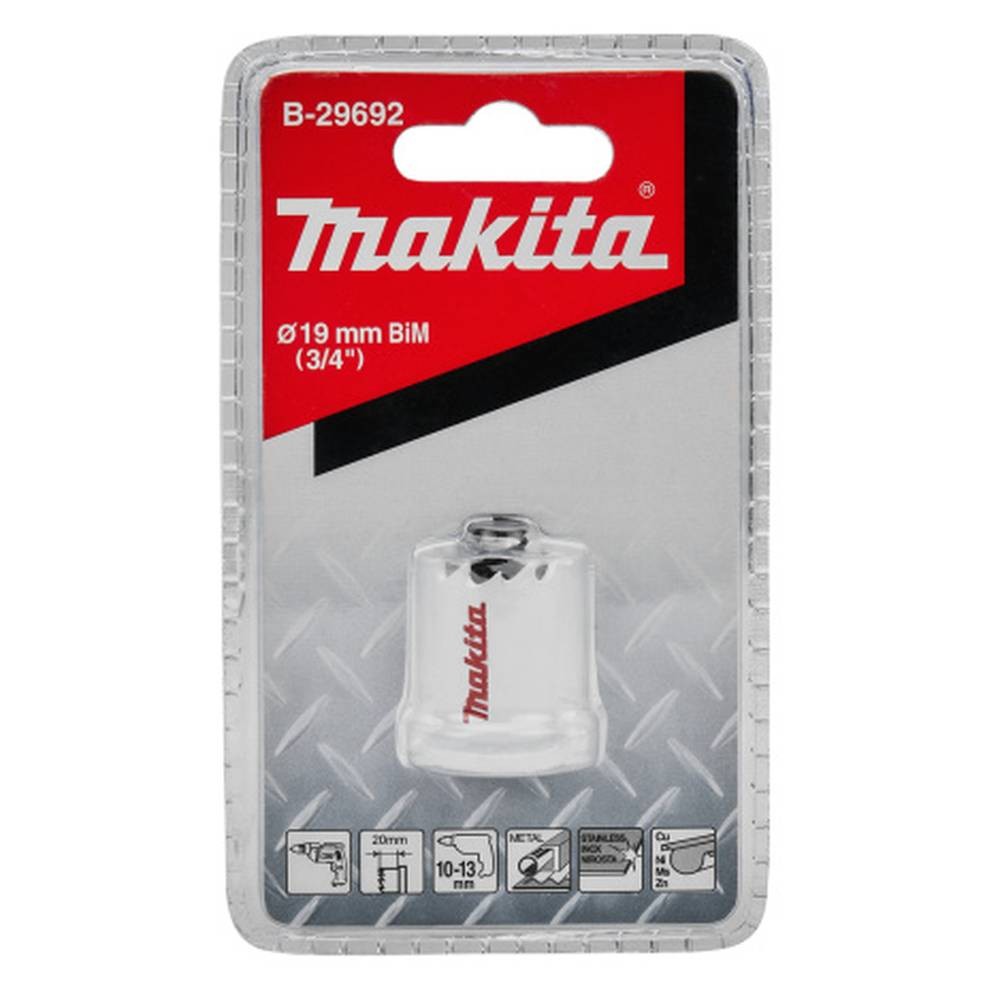 Коронка Makita BiM 19мм биметаллическая (B-29692)